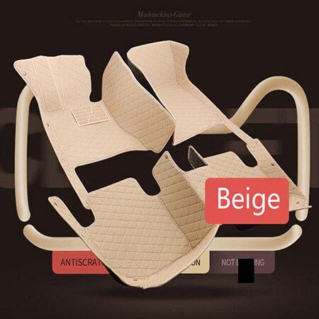 For Citroën Citroen Citro_n DS5 Car Floor Mats Auto Accessories Styling Carpet Foot Pads: Beige