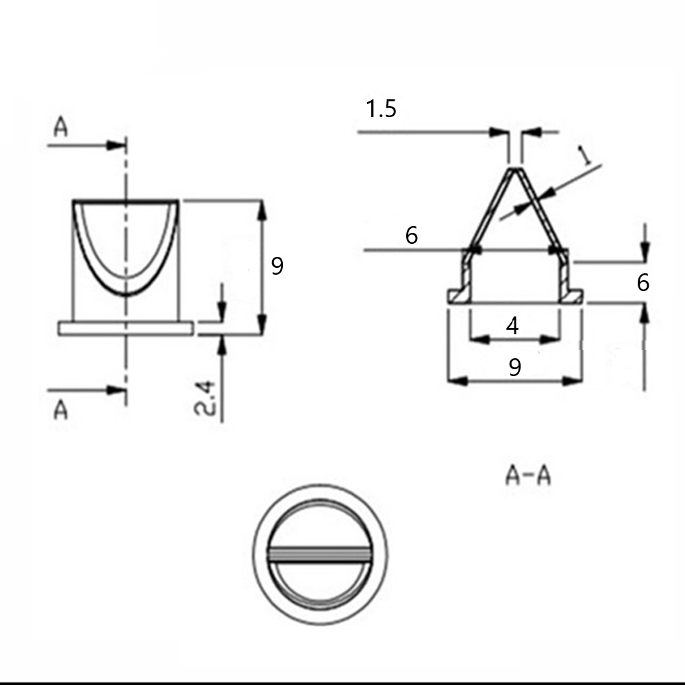 10 pieces Black Silicone Duckbill Valve One-way Check Valve 9 * 4* 9mm for Liquid and Gas Backflow Prevent