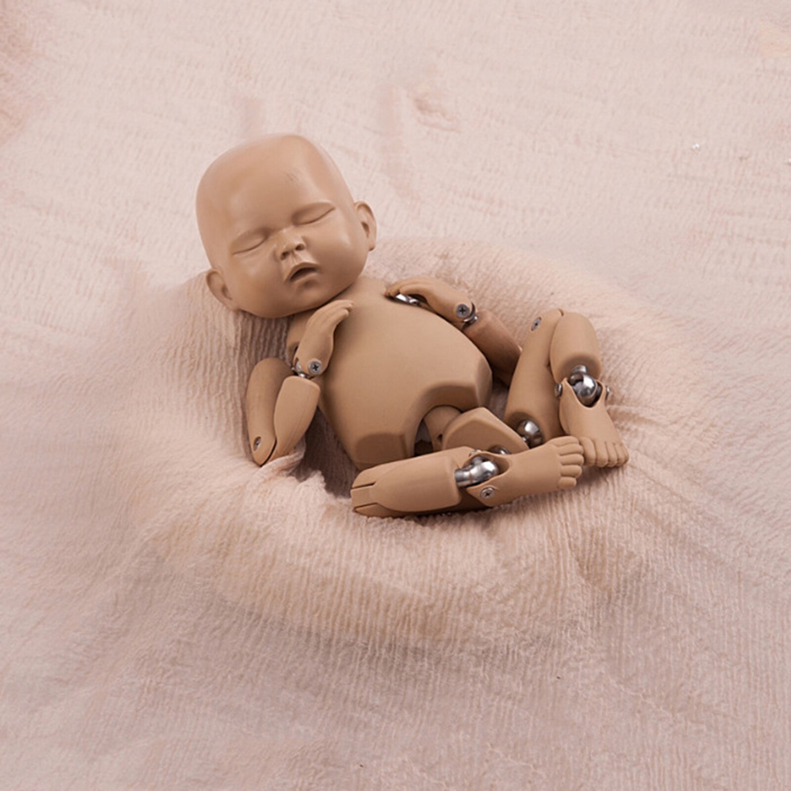 Baby Photography Prop Baby Posing for Pictures Studio Shoot Beige
