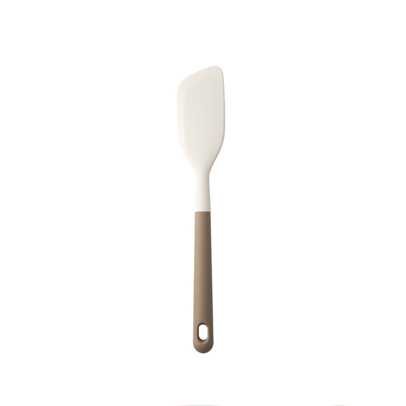 Kitchen Silicone Kitchenware Set Cooking Spatula Colander Rice Spoon Ladle Spaghetti Claw Oil Brush Tools for Baking: Orange