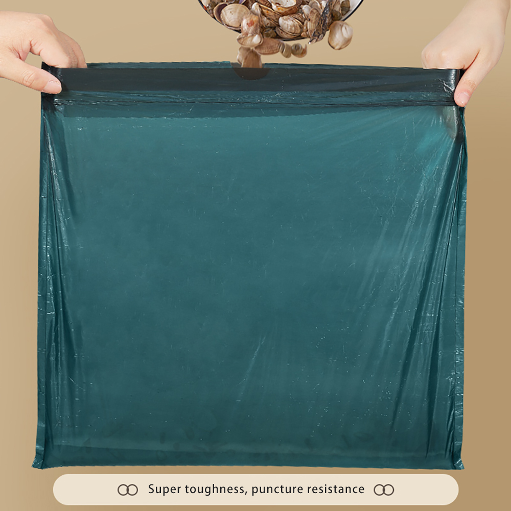 Extra Large Non Tear Drawstring Kitchen Plastic Bag Thick Hand-held Household Garbage Bag for Eco-Friendly Waste Management