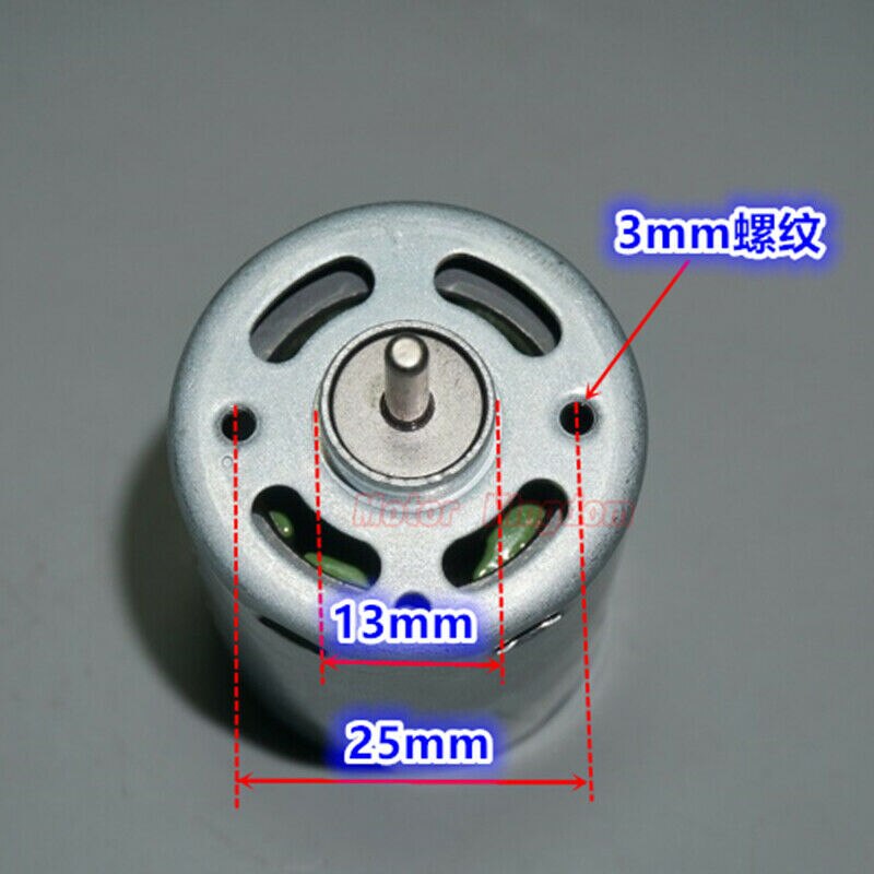 Mabuchi RS-545PH-5017 Micro Motor Dc 5V-12V 24000Rpm Hoge Snelheid Sterke Power Elektrische Boor Gereedschap Motor 3.17Mm Ronde Schacht