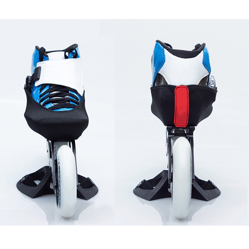 Skate Shoes Roller Hockey Skating Shoe Wheels Sneakers Cover Elastic Wear-Resistant Protector Belt For Speed Skating Shoes Cover