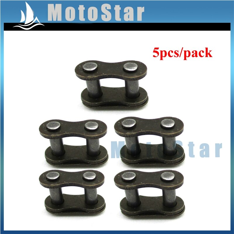 25H Chain Spare Master Link For Mini Moto Kids ATV Quad 4 Wheeler Dirt Pocket Bike Gas E Scooter 2 Stroke 33cc 43cc 47cc 49cc: 5pcs