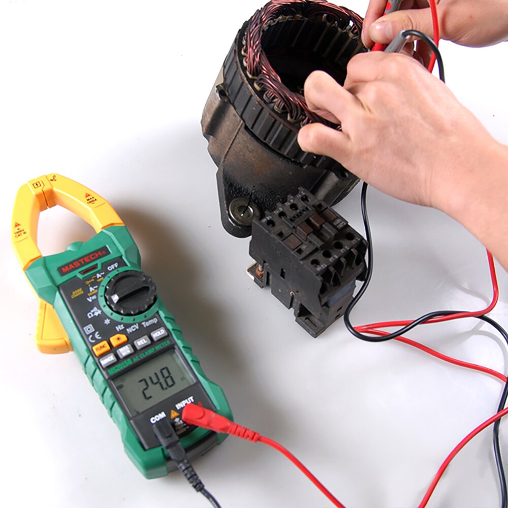 MASTECH MS2138 AC/DC Clamp Meter Digital Multimete... – Grandado