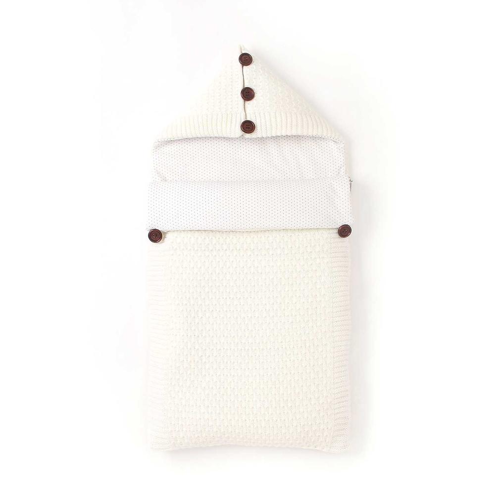 Baby Sleeping Bags Newborn Bebes Swaddle Wrap Gowns Winter Warm Knitted Stroller Sleep Sack for Infant Boys Girls Envelopes 0-6M: 82W551-33 / 6M