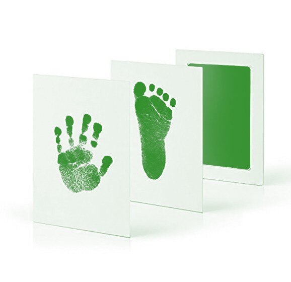 Baby Care Niet Giftig Baby Handafdruk Footprint Opdruk Kit Baby Souvenirs Casting Pasgeboren Voetafdruk Stempelkussen Baby Klei Speelgoed