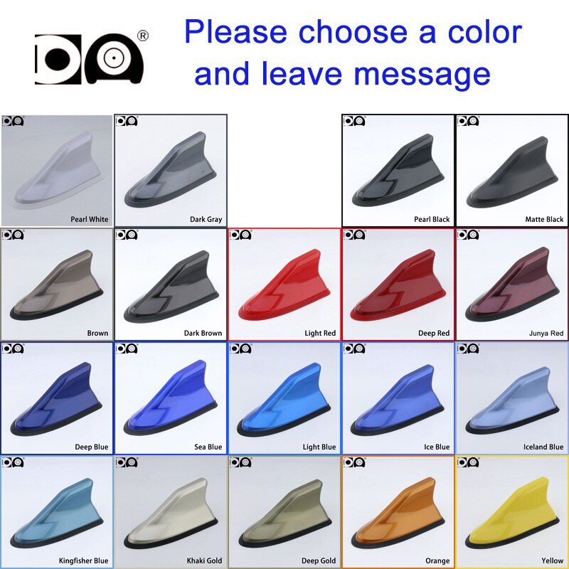 Alerón con forma de aleta de tiburón para coche, antenas de radio de coche especiales, señal más fuerte, pintura de Piano para Toyota Auris: Choose a color