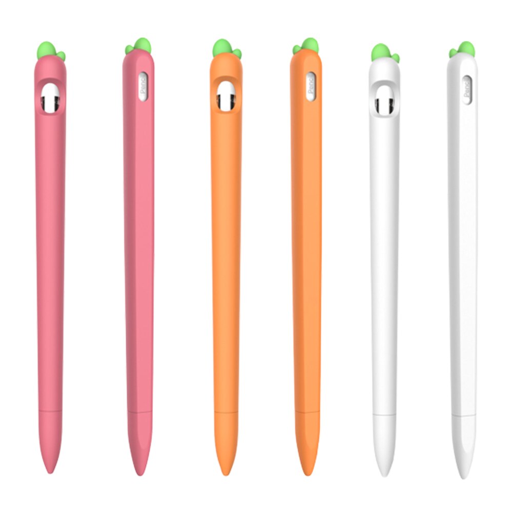 Abdeckung Bleistift Fall Nicht-slip Schützen Weiche Silikon Hülse Weiche Silicon Schutzhülle Zubehör für Apple Bleistift 1 2