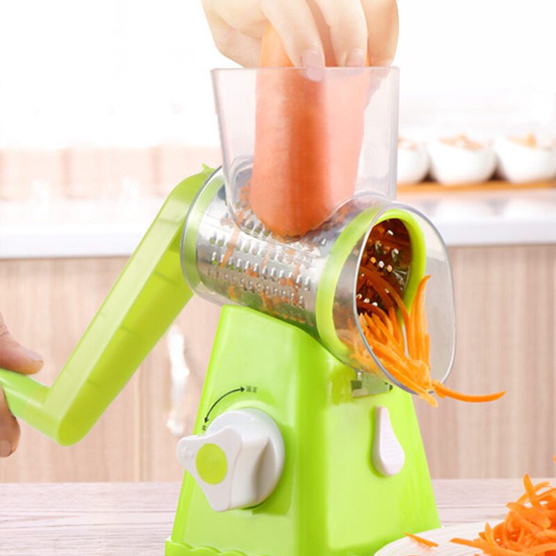 Plantaardige Chopper Keuken Tool Hand Slicer Groentesnijder Handleiding Plantaardige Spiral Slicer Kaasrasp Slimme Groente