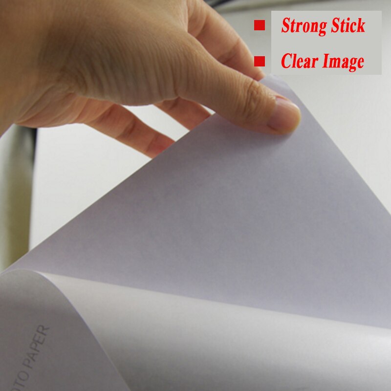 Papier photo auto-adhésif haute brillance avec autocollant arrière, A3 A4 50 feuilles A5 A6 100 feuilles de papier d&#39;impression 135g 150g