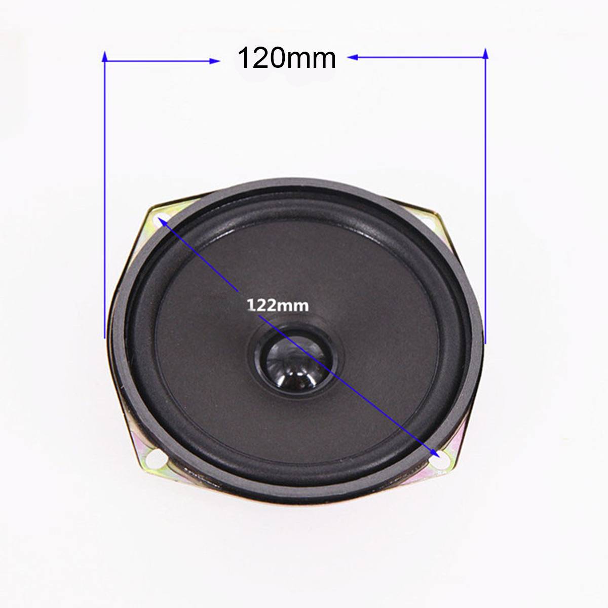 10W 4.5Inch 120mm Subwoofer Bass Radiator Speaker Unit Box Bass Horn DIY Speaker Accessories Loudspeaker Stereo Strong Bass Horn