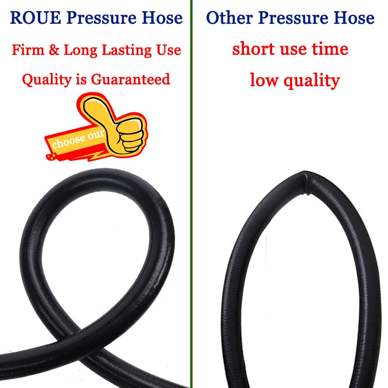 ROUE nettoyeur haute pression furet deboucheur canalisation Tuyau de nettoyage à haute pression pour, 6 ~ 20M, pour égouts et égouts, buses de lavage deboucheur canalisation haute pression pour Huter/Anlu