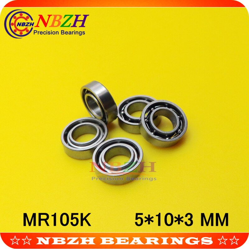 miniatuur lager MR105 L-1050 OPEN 5*10*3 MM voor Rc hobby en Industrie SMR105 MR105K SUS440C