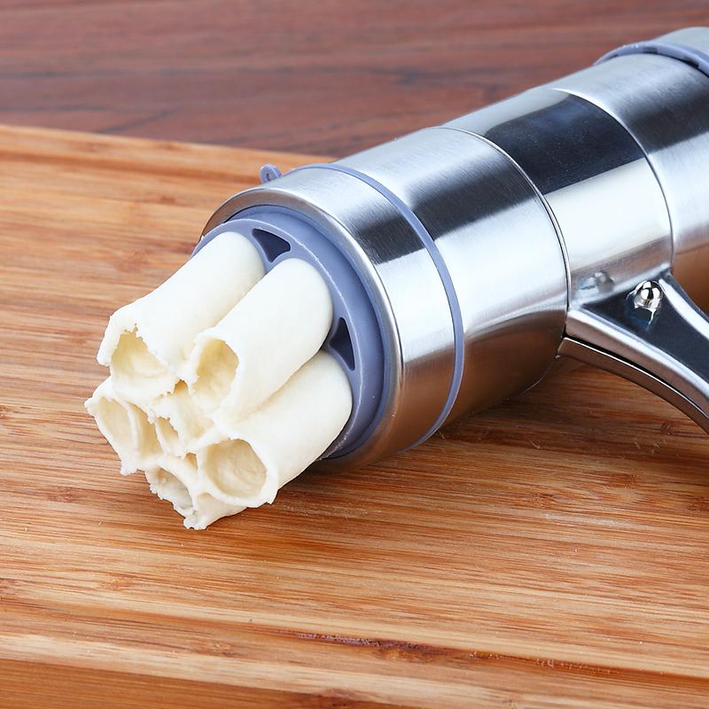 Jakości ze stali nierdzewnej urządzenie robić gotowania makaronu z 5 modeli warzyw kluski nóż naciśnij maszyna robić robienia makaronu narzędzia robić gotowania Spaghetti