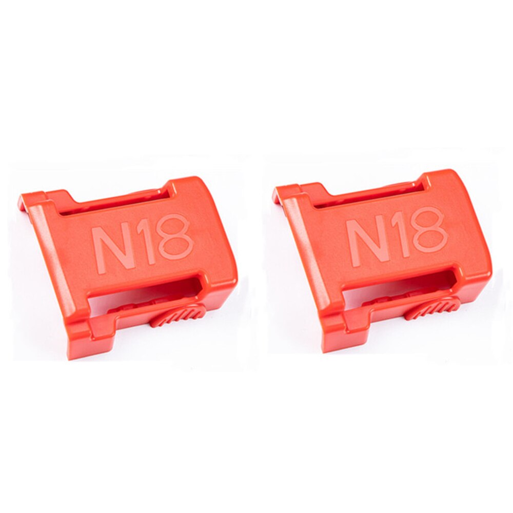 5Packs Batterij Houder Voor Milwaukee Batterij Mount Dock Houder Fit Voor M18 48-11-1850 18V mount Houder Cover Dock Clip Geen Batterij: 2  pcs