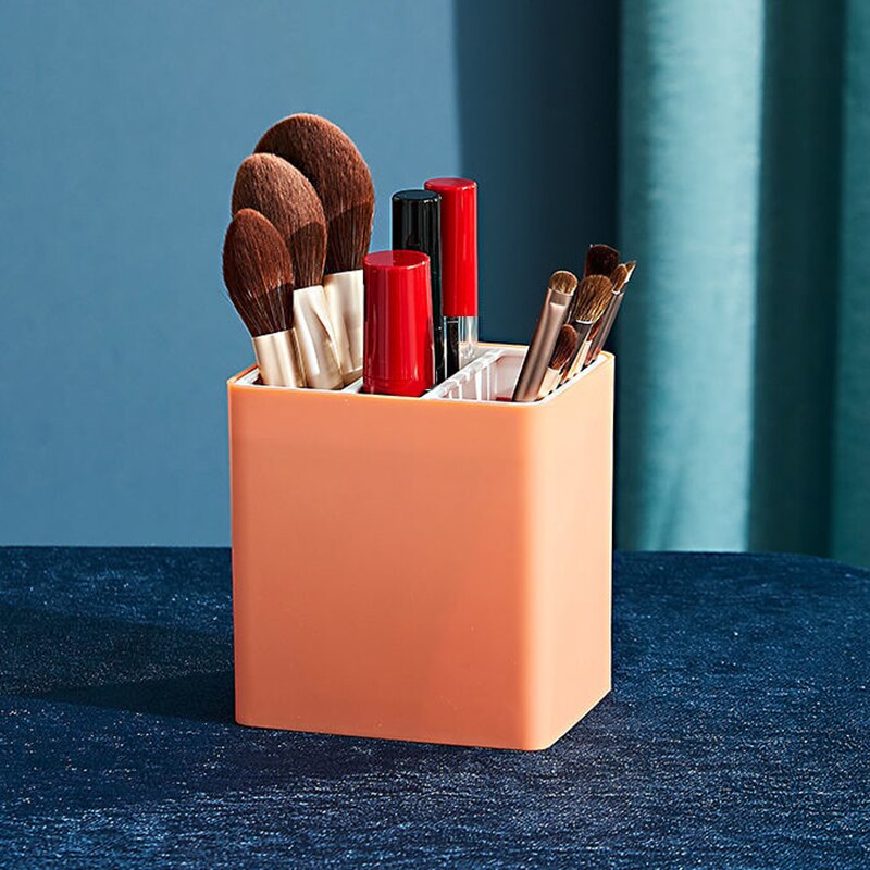 Makeup Brush Storage Box with 12 Brush Holders 2 in 1 Dustproof Organizer Portable SSwell: 3