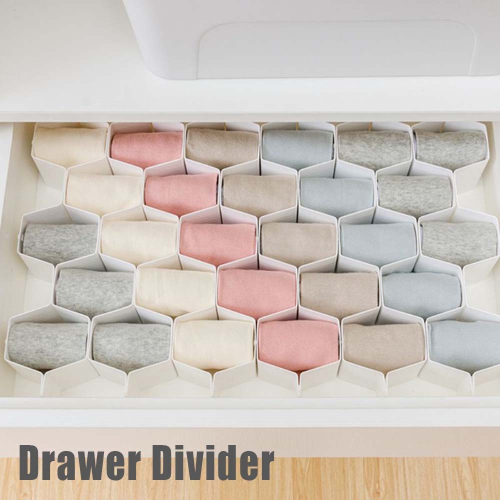 Schublade Waben Schindel Partition Teiler Kasten Separator DIY Netz Lagerung Organizer Zell Sortierung Höschen Socken