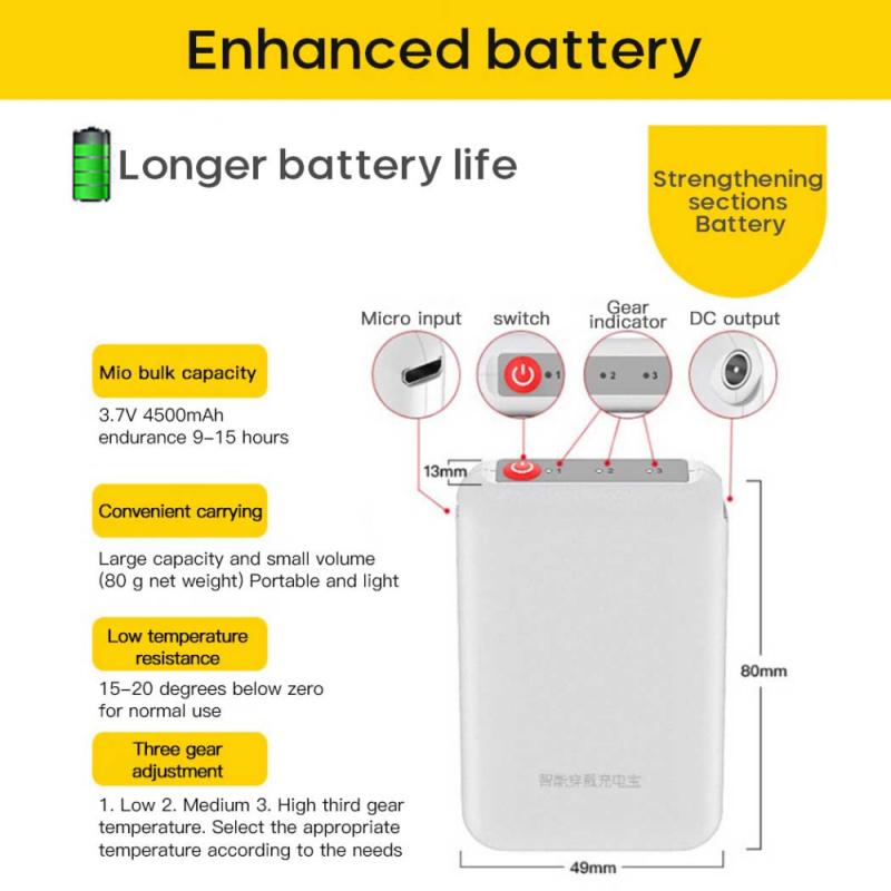 Electric Heating Warm Socks USB Rechargeable Heated Cold Socks Men And Women Warm Feet Winter Windproof Electro-thermal Stocking