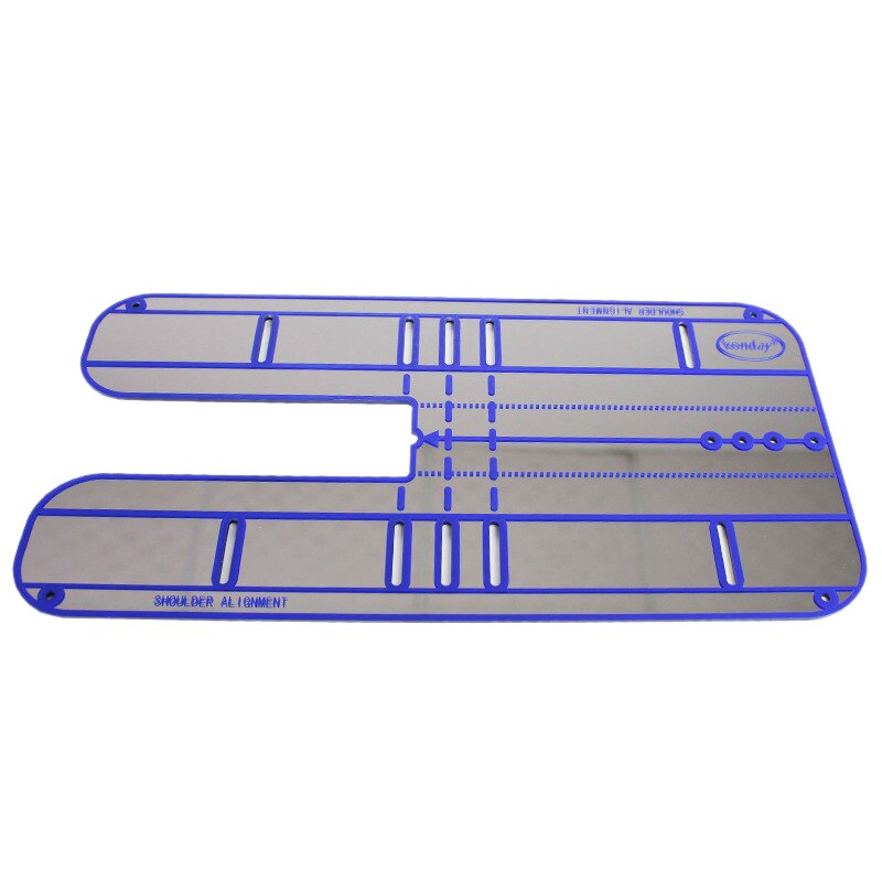 Golf Putt Mirror Golf Training Swing Swing For Its Auxiliary Mirror Golf Supplies 17.8 x 9.6 Inch