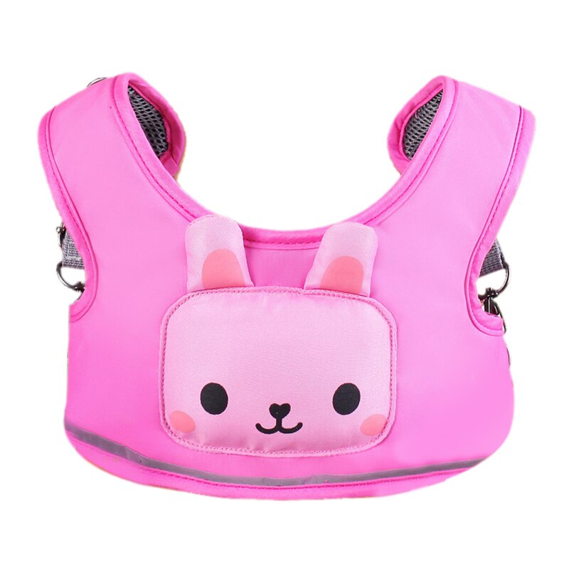 Baby harnas walking assistant walker veiligheid stok kids riem veiligheid zak baby peuter kind leiband rugzak katoen mesh sling: Rood