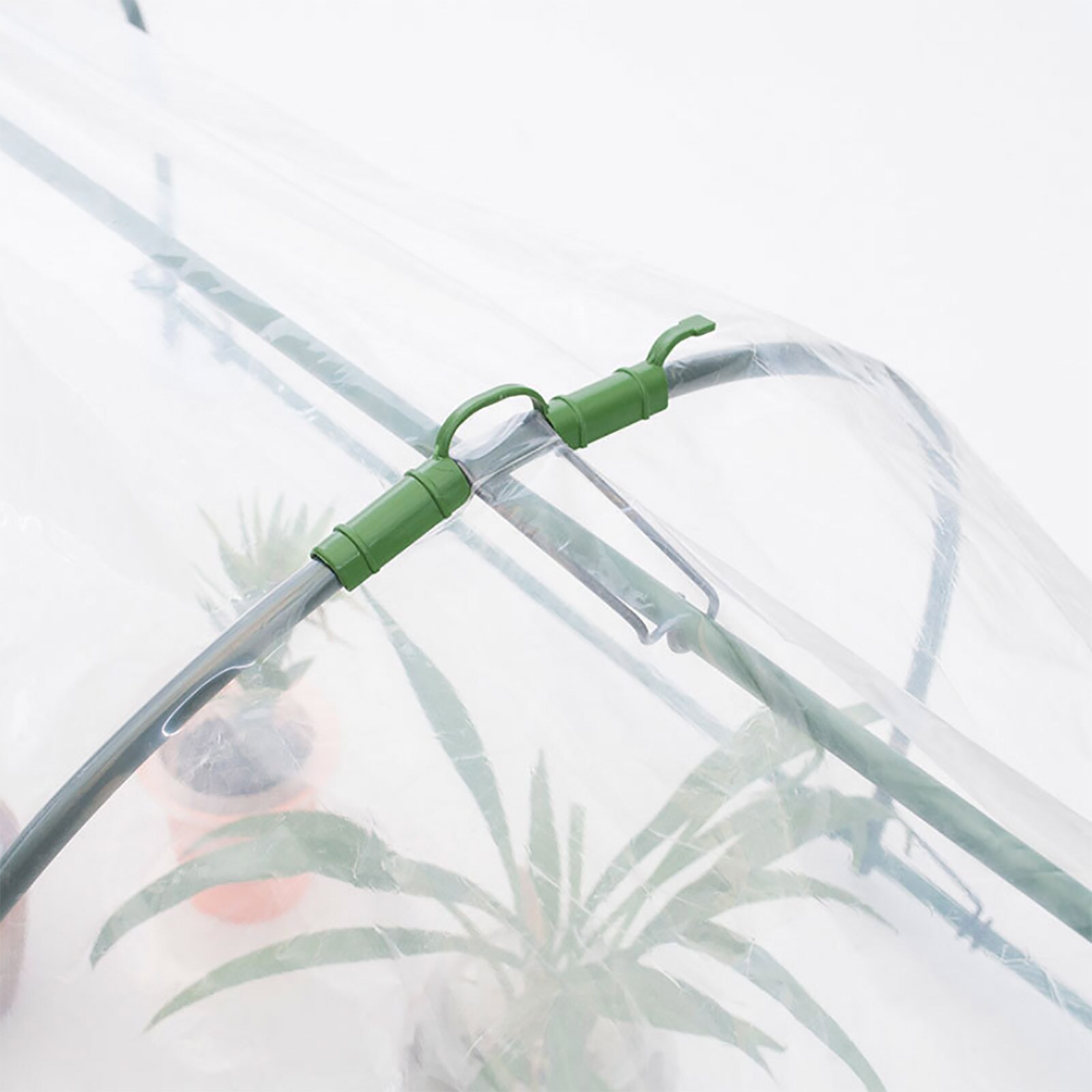 Morsetti per tubi per serre PE 11-20MM serra rete verde Tunnel clip a cerchio supporto per pilastro da giardino accessori per reti da giardino