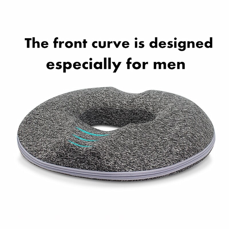 PurenLatex Summer Ice Cold Gel Memory Foam Office Chair Cushion Car Seat Coccyx Comfort Hemorrhoids Treat Post Surgery Pillow