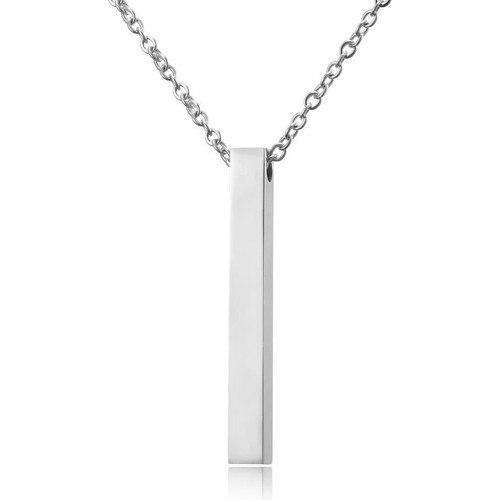 Jewelry Shop Square Bar Bar Male Necklace Stainles... – Grandado