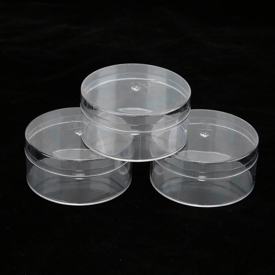 3 stk plast ur urværk rengøring vedligeholdelse reparation pot maskine kerne ur dele og tilbehør boks ur olie vaske krukke