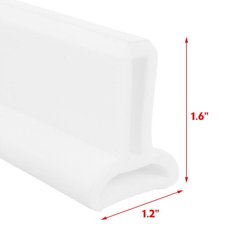 40mm höjd silikon vattenpropp badrum dusch tröskel vatten damm barriär kök bänkskiva vattenhållare band böjbar