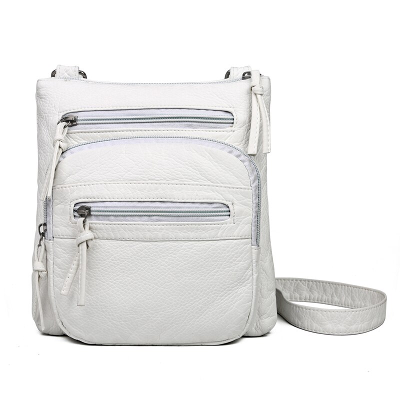 Vrouwen Tas Telefoon Flap Portemonnee Casual Tassen Voor Vrouwen Pu Lederen Tassen Vrouwen Luxe Schouder Vrouwen Tas Crossbody zak Zachte: WHITE