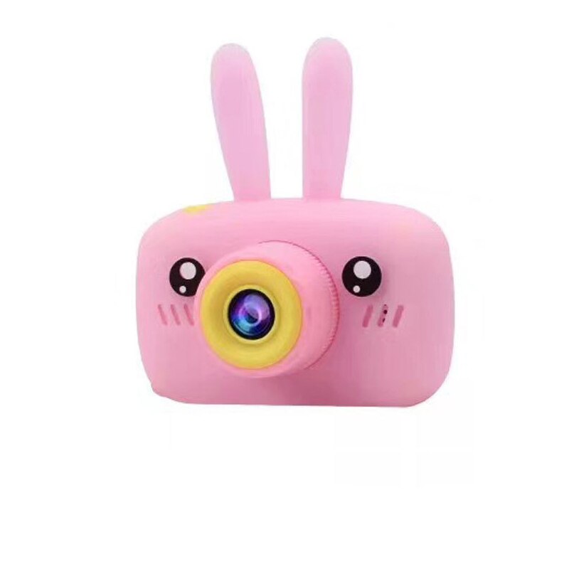 1080P HD Digital Video Foto Kamera Für Kinder Mini Kamera 2 Zoll Bildschirm 12MP Nette Cartoon Kinder Kamera Spielzeug für Mädchen Junge: Pink Camera / 32GB