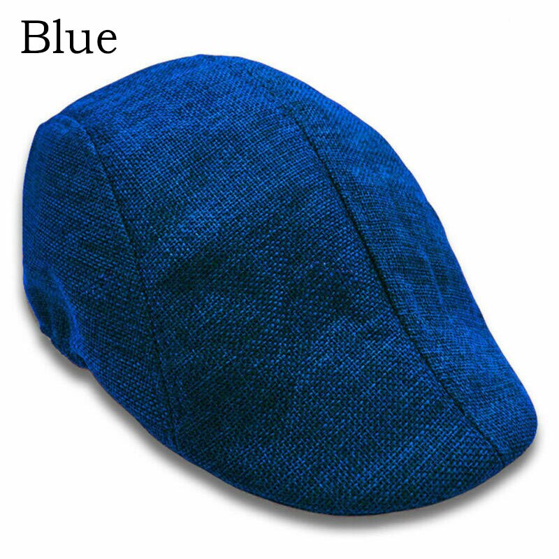 Autumn Beret Caps Men Women Vintage News Boy Cap Cabbie Linen Outdoor Hats Berets Brand Sun Hat Unisex Duckbill Caps Casquette: 03
