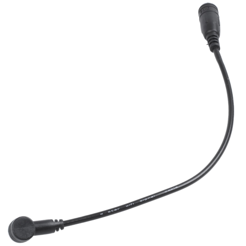 TS9 plug jumper, FME connector pigtail antenna cable 21 cm black