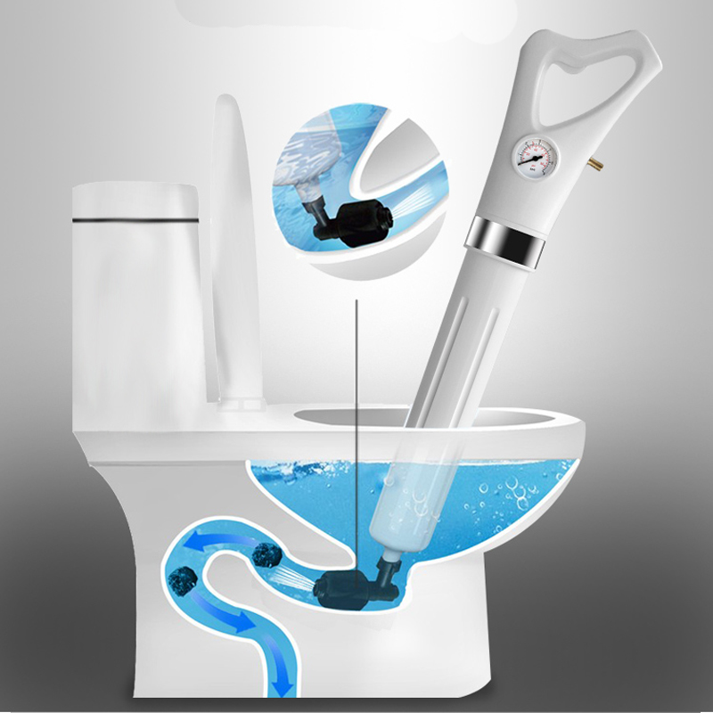 The latest powerful high-pressure bathroom toilet pipe dredger Sink Pipe Clogged Remover Toilet Dredge Sewer Pipeline Blockage