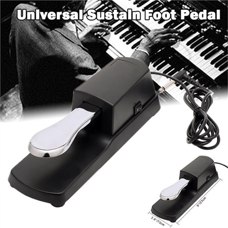 6.35Mm Plug Universele Piano Toetsenborden Sustain Voetpedaal Demper Pedaal Voor Elektronische Toetsenborden