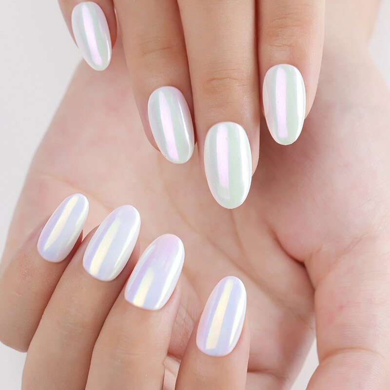 Accessoires pour ongles en poudre pour ongles miroir poudres scintillantes Pigment caméléonique poussière Art des ongles décorations pour ongles