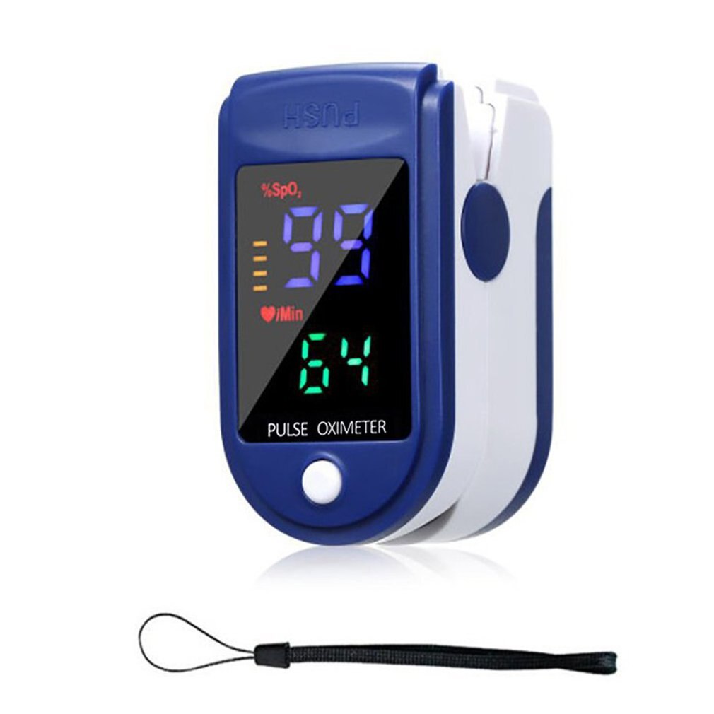 Bloeddrukmeter Pols Monitor Automatische Digitale Lcd-scherm Heart Beat Rate Pulse Meter Meet Wit Handige Draagtas: H