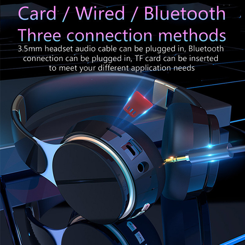 Xiaomi mijia trådlösa hörlurar med öra, trådlöst bluetooth-spelheadset med musik och stereoljud, med mikrofon och /3.5mm ljuduttag.