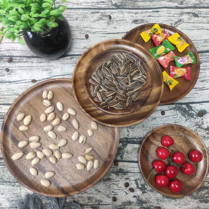 Ganze Holz liebeskummer Holz Unregelmäßigen Oval Massivholz Pfanne Platte Obst Gerichte Untertasse Tee-tablett Nachtisch Erzähler Geschirr einstellen
