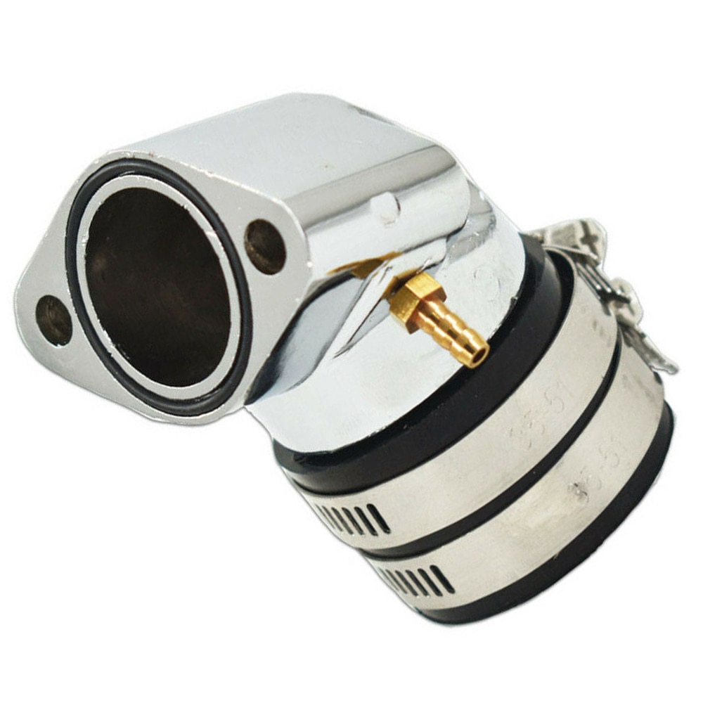 Zilver Aluminium Carburateur Spruitstuk Voor GY6 150cc Scooter Go Kart Motor