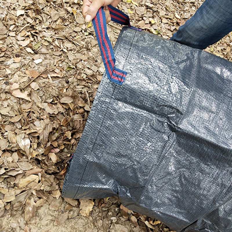 272l store kapacitet haven taske genanvendelig bladsæk skraldespand foldbar haven affald indsamling container opbevaringstaske