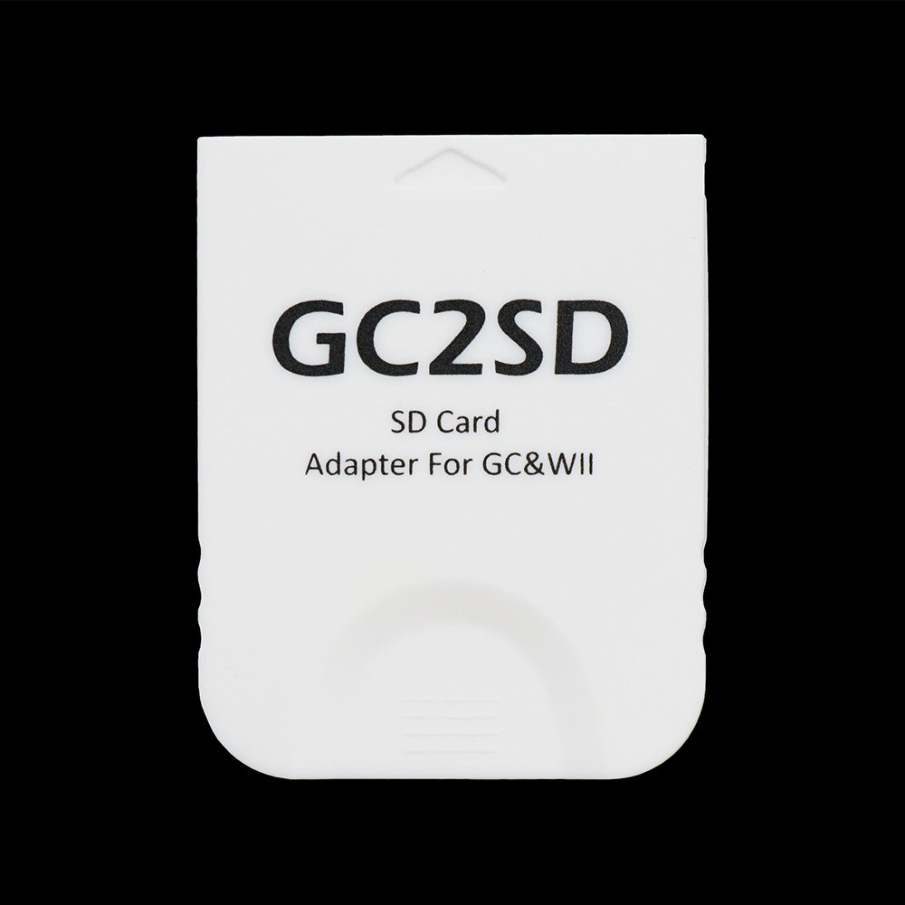 Bitfunx GC2SD adaptateur de carte Micro SD pour chargeur NGC suisse GC pour Console Nintendo GameCube Wii: WHITE