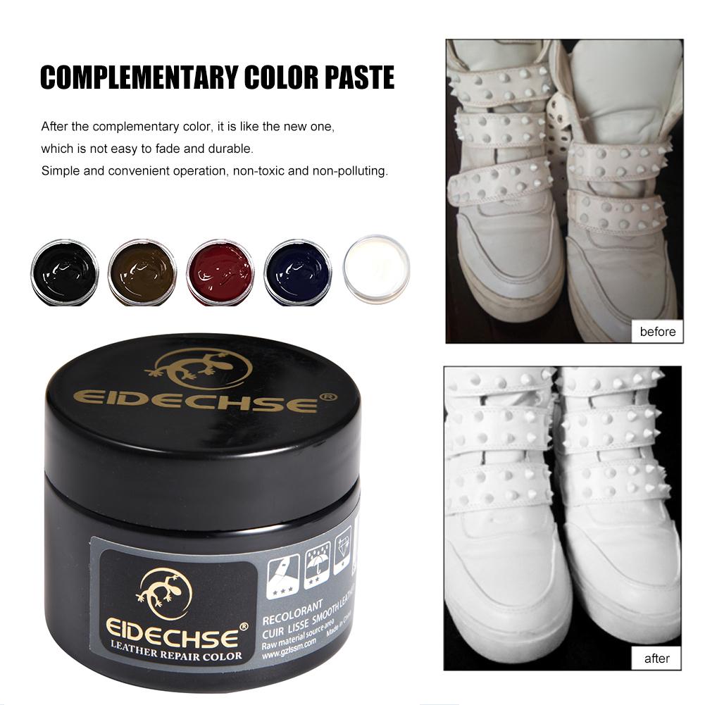 Crema de reparación de cuero para el cuidado del coche, Kit de reparación de vinilo para asiento de coche, sofá, abrigos, agujeros, grietas, rayaduras, reparación de cuero, cuidado de la pintura