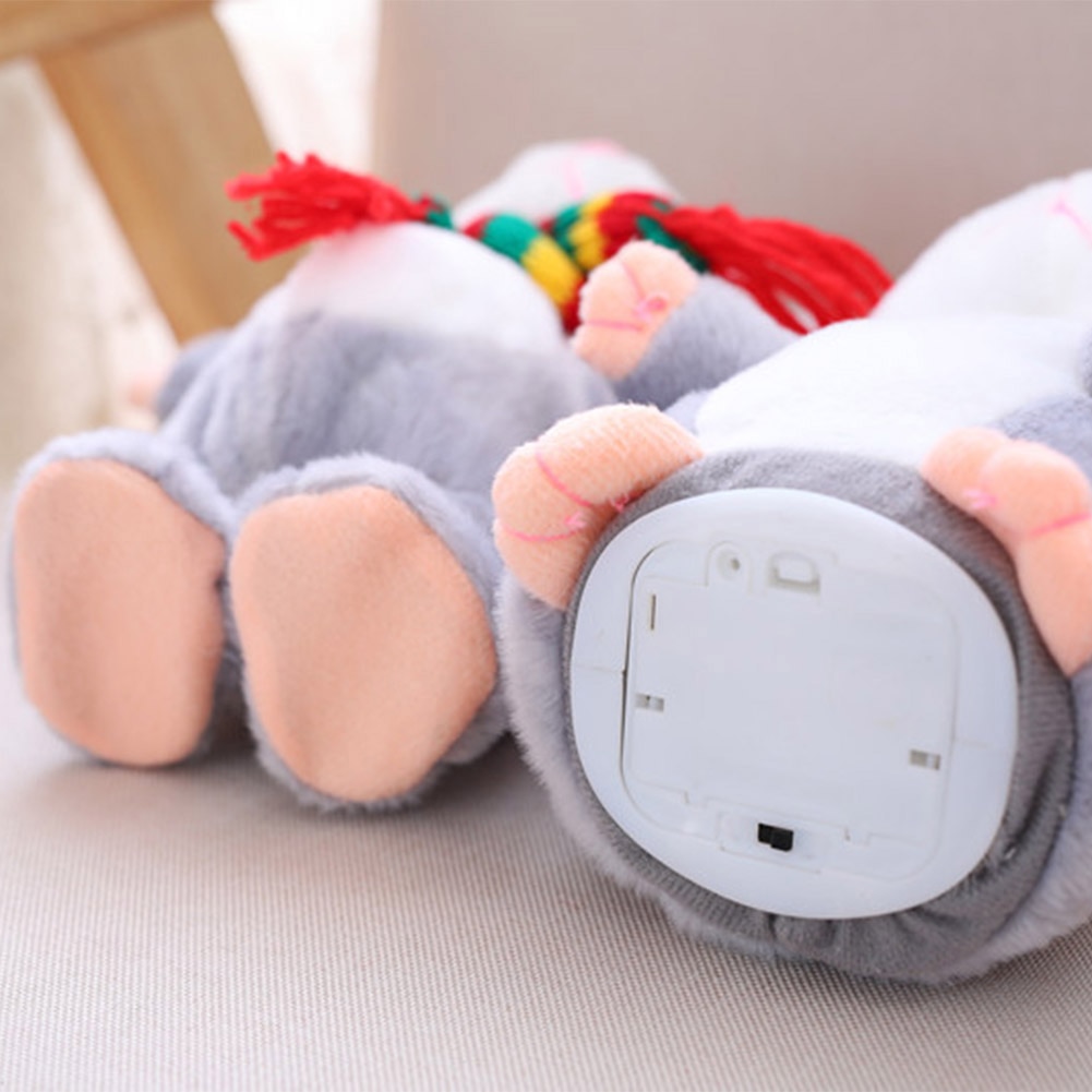 Gadający chomik mysz zabawka pluszowe zwierzątko świąteczne nagrywanie elektryczny chomik mówiący mówiąc kiwając myszy zabawki dla dzieci prezenty