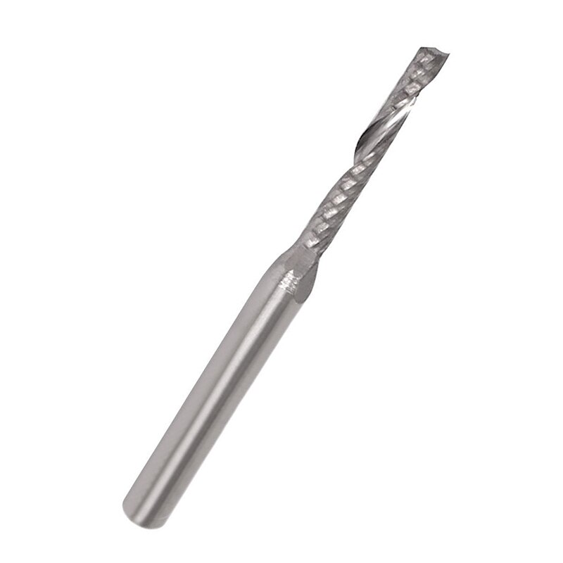 2Mm X 15Mm Carbide Single Fluit Spiral End Mill Cnc Router Bit