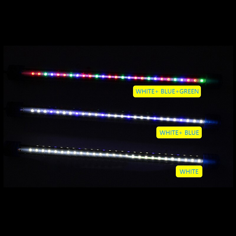 Donwei 20cm 30cm 40cm akvarium lys fisketank nedsenkbar lys lampe vanntett under vann 2835 smd fisk led lys 220v