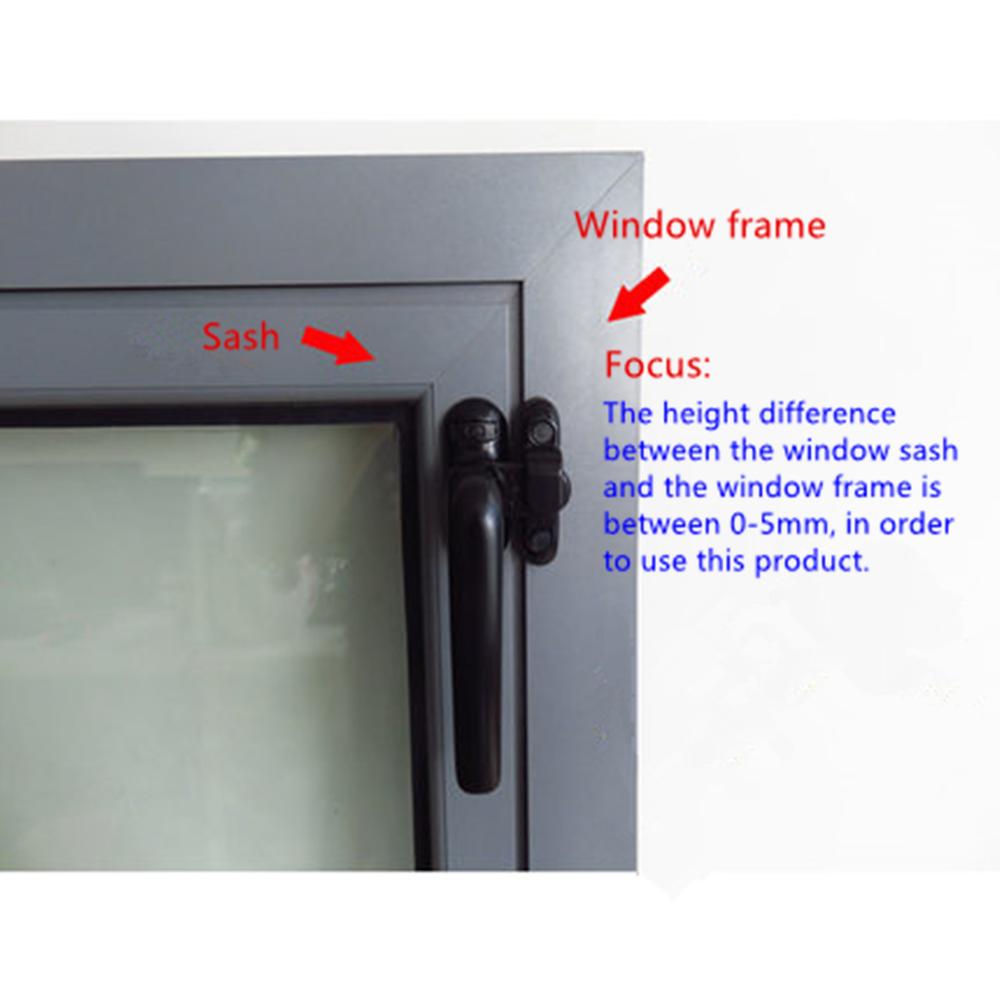 Aluminum alloy steel push-pull inner and outer swing door window handles handles buckle handle handle lock window lock