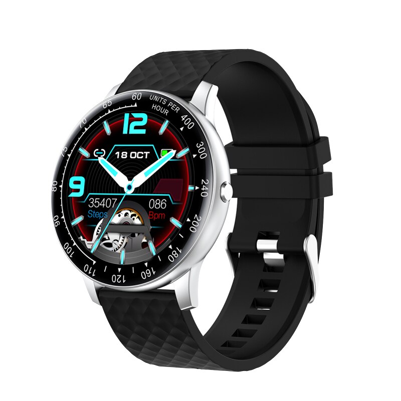 Women Smart Watch Full Touch Round Screen Physiological Reminder Smartwatch Heart Rate Monitor Compatible For Android And IOS: 01