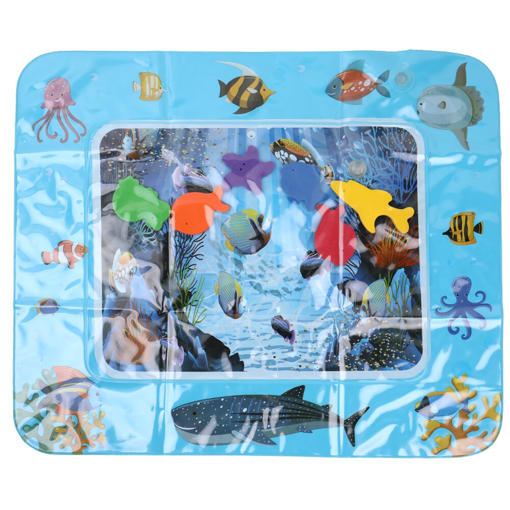 PVC Baby Inflatable Water Play Mat Infant Underwater World Playmat Toddler Fun Activity Pad Perfect for Summer Use